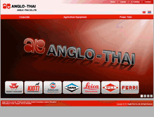 Tablet Screenshot of anglo-thai.com